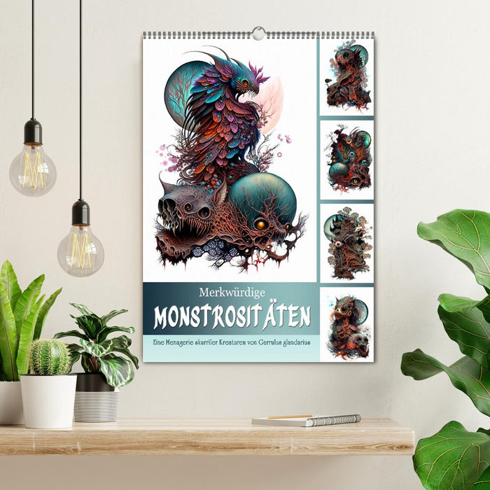 Merkwürdige Monstrositäten (CALVENDO Wandkalender 2024)