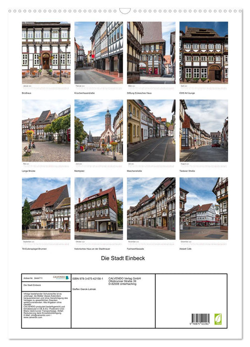 Die Stadt Einbeck (CALVENDO Wandkalender 2024)
