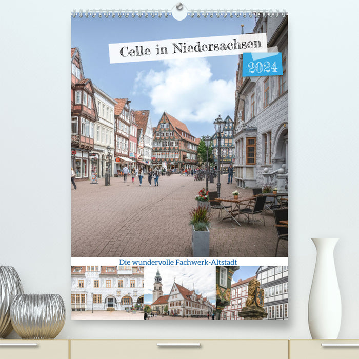 Celle in Niedersachsen (CALVENDO Premium Wandkalender 2024)
