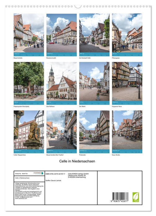 Celle in Niedersachsen (CALVENDO Premium Wandkalender 2024)