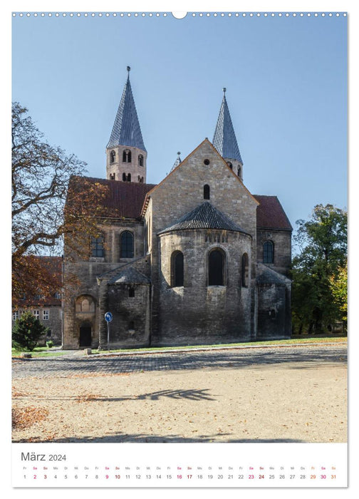 Fachwerk in Halberstadt (CALVENDO Wandkalender 2024)