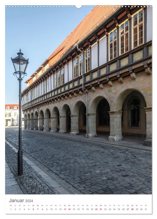 Half-timbered building in Halberstadt (CALVENDO Premium Wall Calendar 2024) 