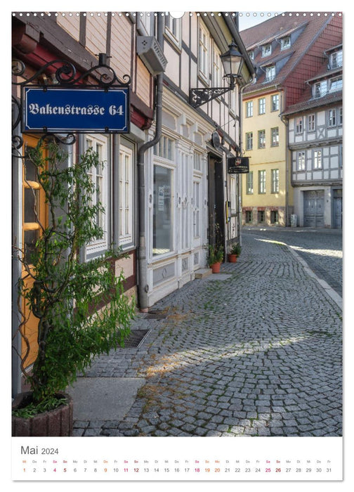 Half-timbered building in Halberstadt (CALVENDO Premium Wall Calendar 2024) 