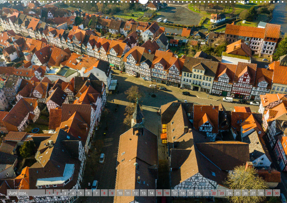 Ein Blick auf Bad Sooden-Allendorf (CALVENDO Premium Wandkalender 2024)