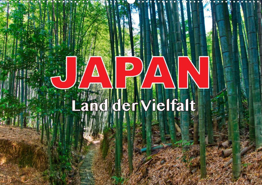 Japan - Land der Vielfalt (CALVENDO Wandkalender 2024)