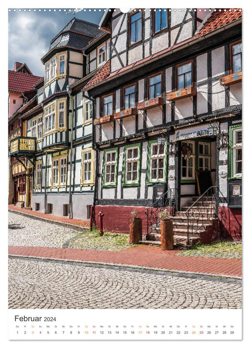 Stolberg in the South Harz (CALVENDO Premium Wall Calendar 2024) 