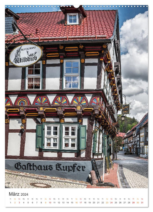 Stolberg in the South Harz (CALVENDO Premium Wall Calendar 2024) 