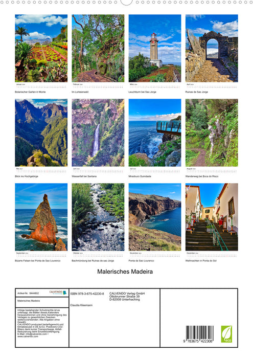 Picturesque Madeira (CALVENDO Premium Wall Calendar 2024) 