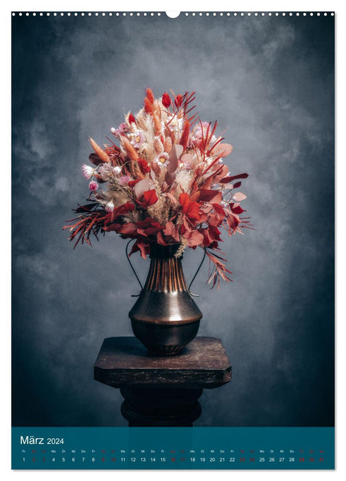 Trockenblumen Bouquet (CALVENDO Wandkalender 2024)