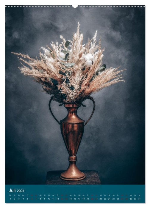 Trockenblumen Bouquet (CALVENDO Premium Wandkalender 2024)