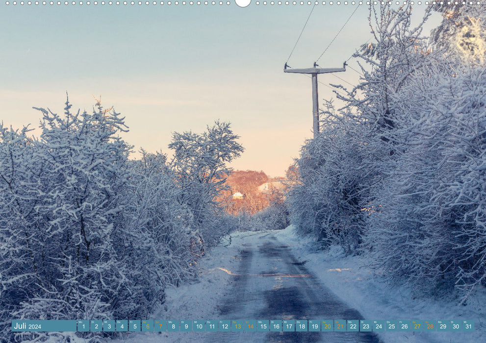 Winter im Meißner Hinterland (CALVENDO Premium Wandkalender 2024)