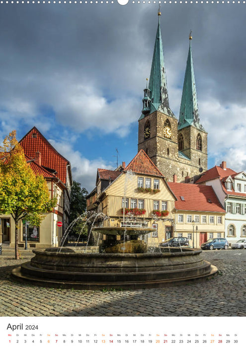 Altstadt Quedlinburg (CALVENDO Wandkalender 2024)