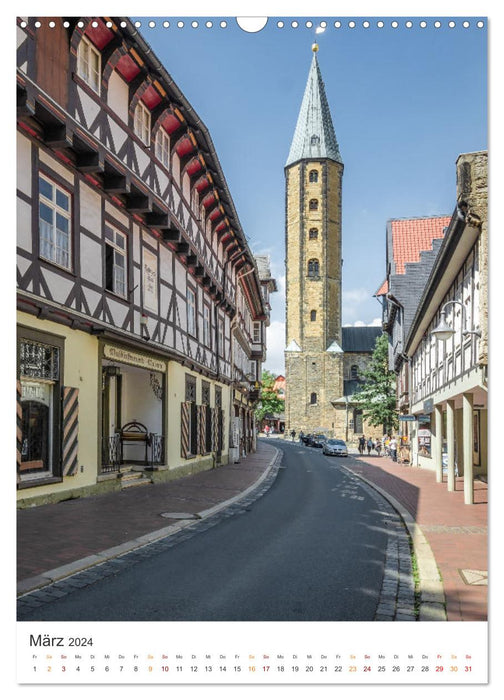 La ville de Goslar (calendrier mural CALVENDO 2024) 