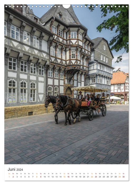 La ville de Goslar (calendrier mural CALVENDO 2024) 