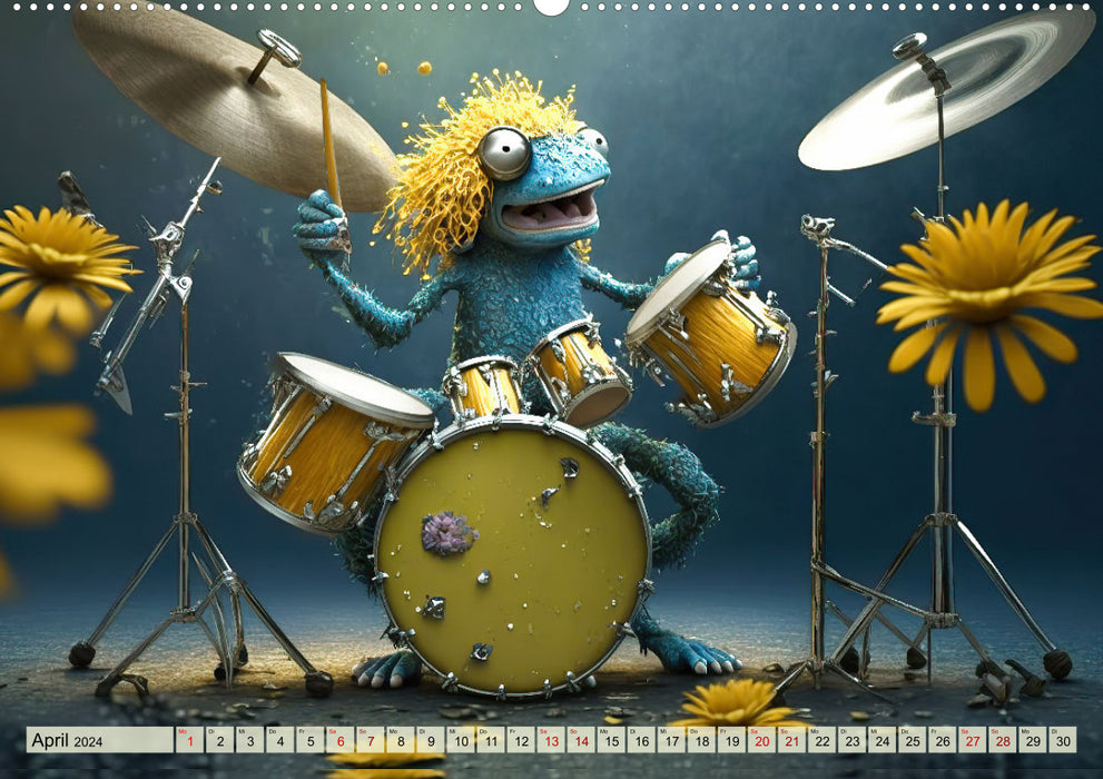 Frosch Konzert (CALVENDO Wandkalender 2024)