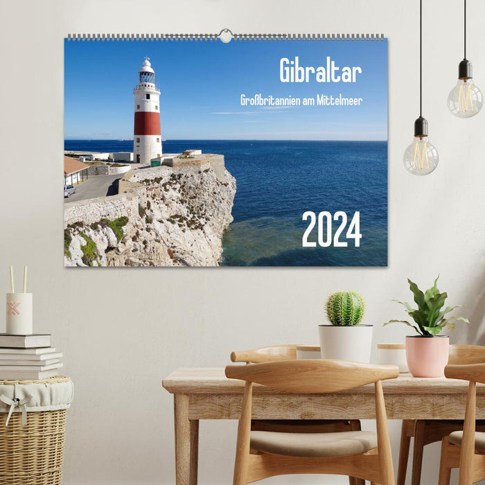 Gibraltar - Great Britain on the Mediterranean (CALVENDO wall calendar 2024) 