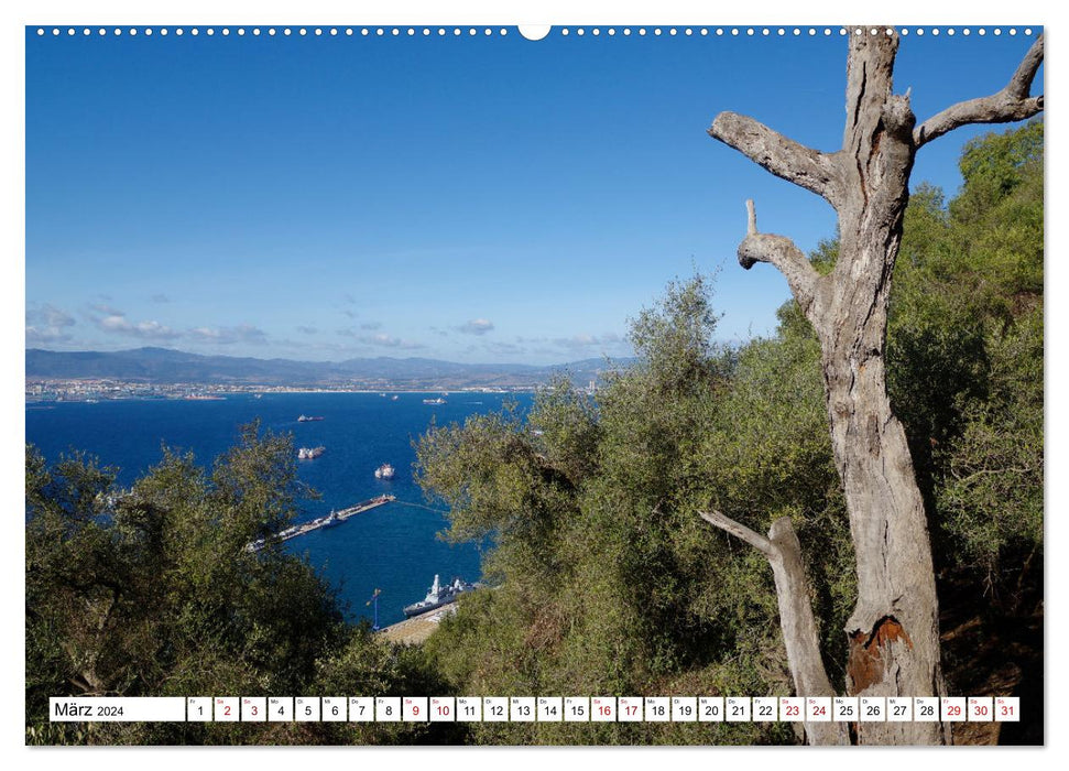 Gibraltar - Great Britain on the Mediterranean (CALVENDO wall calendar 2024) 