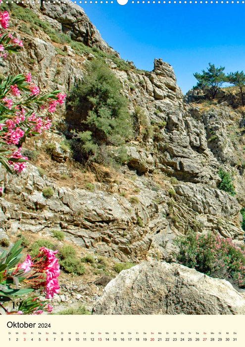 Gorges on Crete (CALVENDO wall calendar 2024) 