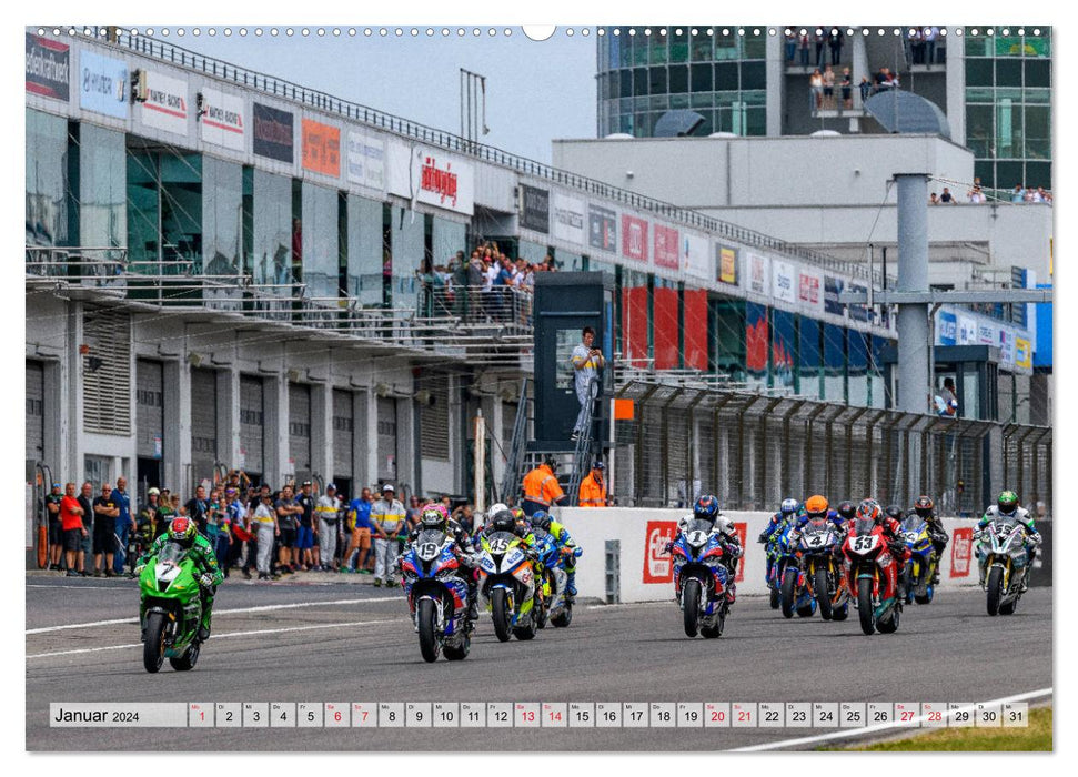 Superbikes am Nürburgring (CALVENDO Wandkalender 2024)