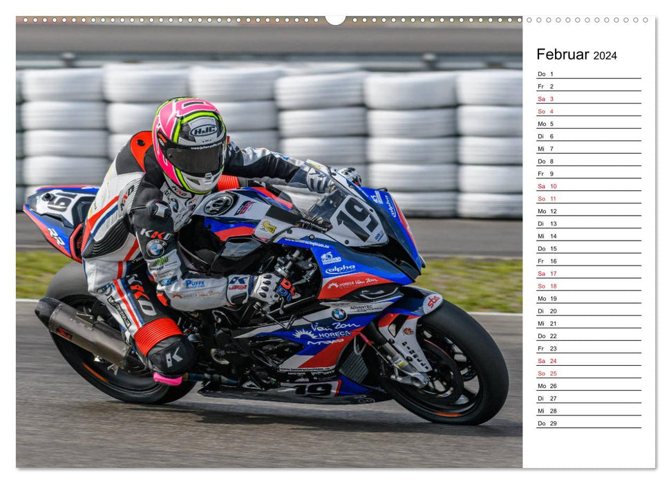 The fascination of superbikes (CALVENDO wall calendar 2024) 