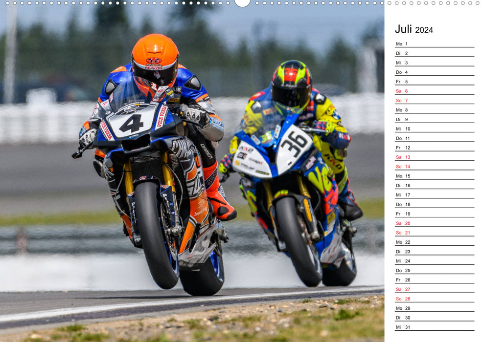 Faszination Superbikes (CALVENDO Wandkalender 2024)