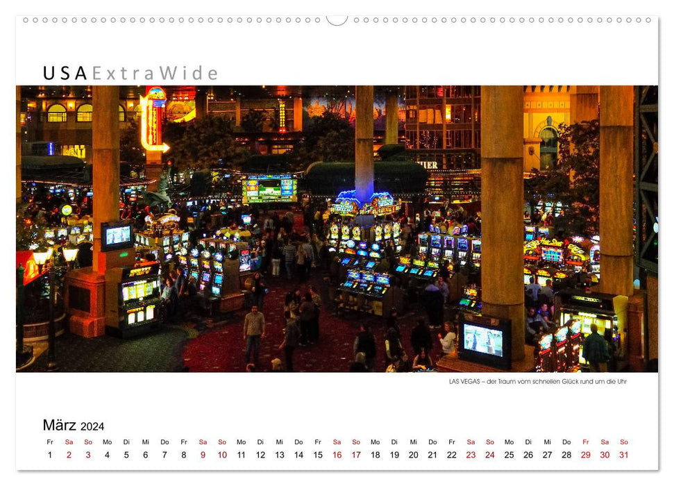 Impressionen aus LAS VEGAS Panoramabilder (CALVENDO Wandkalender 2024)