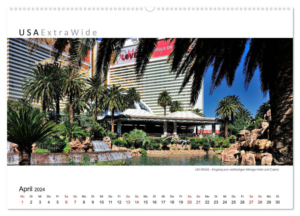 Impressionen aus LAS VEGAS Panoramabilder (CALVENDO Wandkalender 2024)