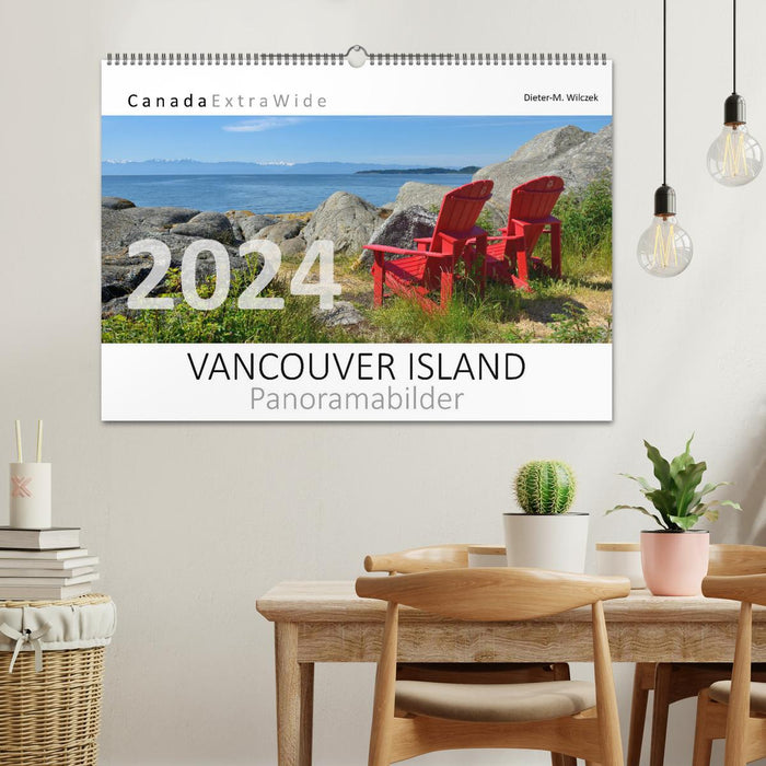 VANCOUVER ISLAND Panoramabilder (CALVENDO Wandkalender 2024)