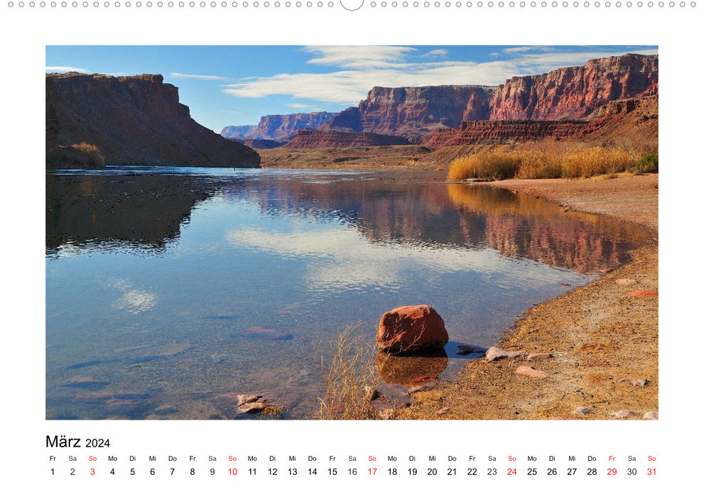 Impressionen vom Colorado River (CALVENDO Wandkalender 2024)
