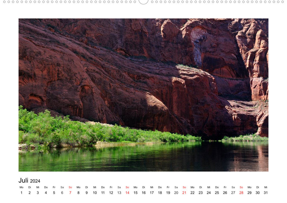 Impressionen vom Colorado River (CALVENDO Premium Wandkalender 2024)