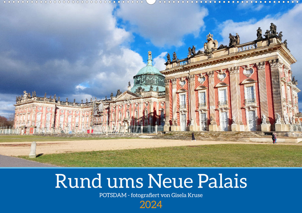 Rund ums Neue Palais - Potsdam (CALVENDO Wandkalender 2024)
