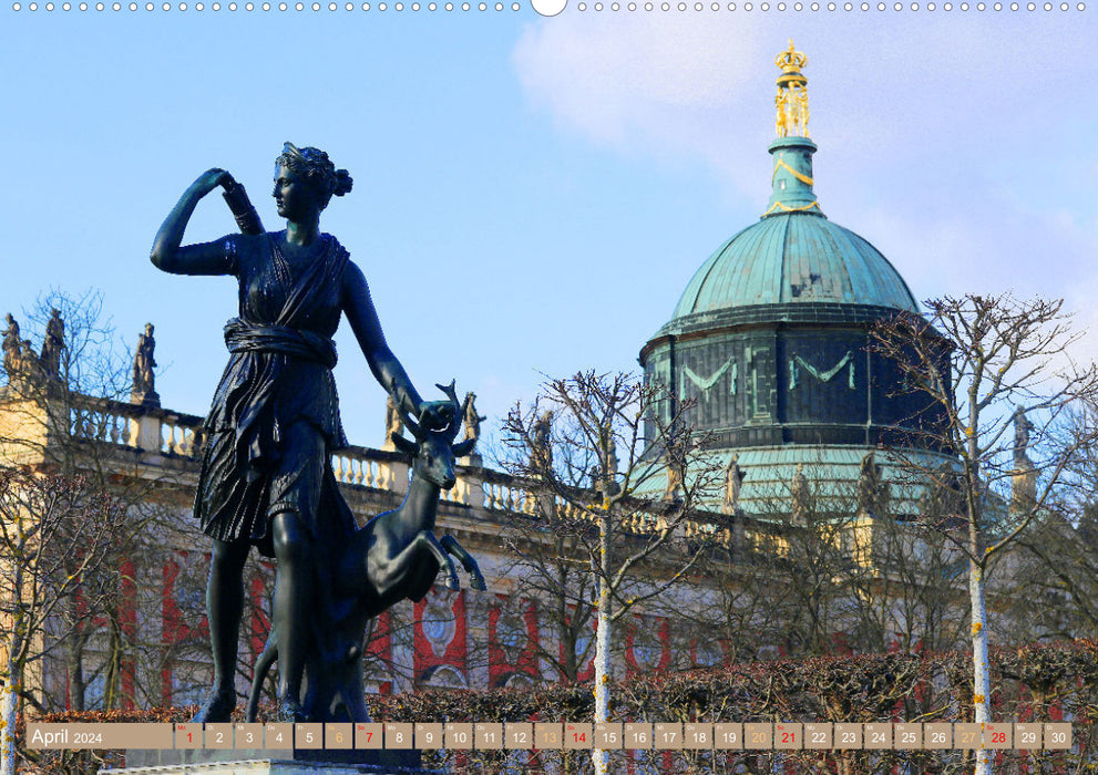 Around the New Palace - Potsdam (CALVENDO wall calendar 2024) 