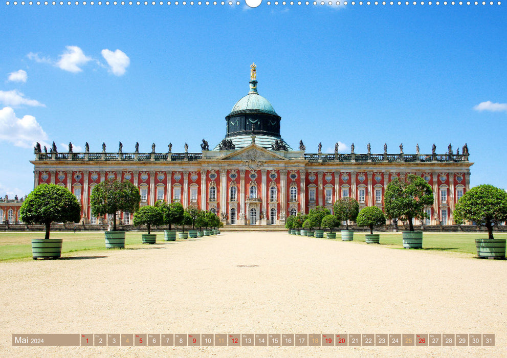 Rund ums Neue Palais - Potsdam (CALVENDO Premium Wandkalender 2024)