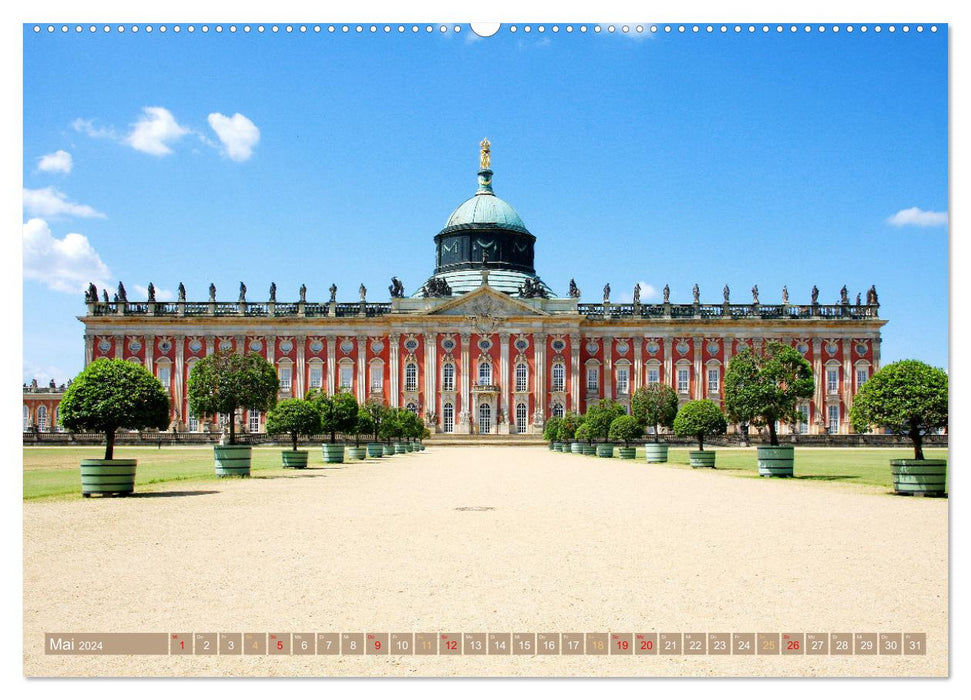 Rund ums Neue Palais - Potsdam (CALVENDO Premium Wandkalender 2024)