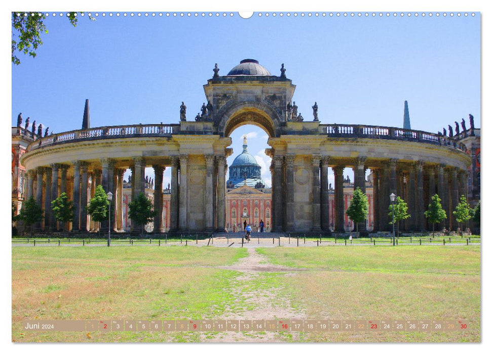 Rund ums Neue Palais - Potsdam (CALVENDO Premium Wandkalender 2024)