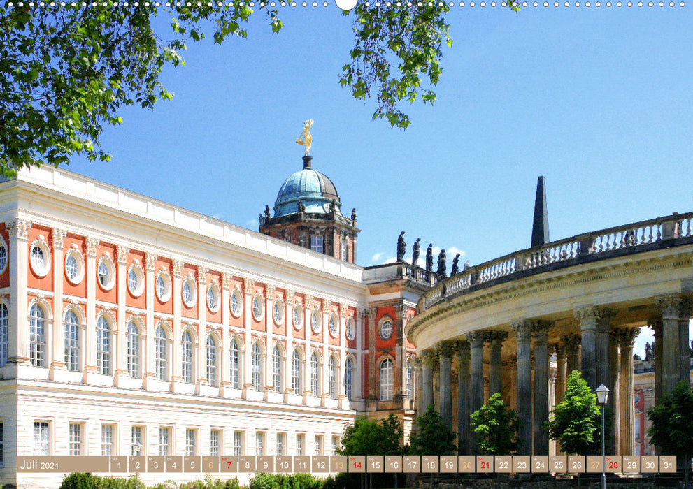 Rund ums Neue Palais - Potsdam (CALVENDO Premium Wandkalender 2024)