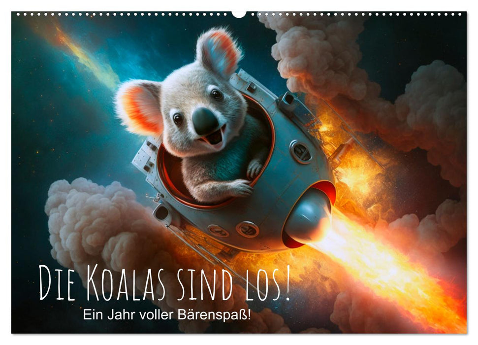 Die Koalas sind los! Ein Jahr voller Bärenspaß (CALVENDO Wandkalender 2024)