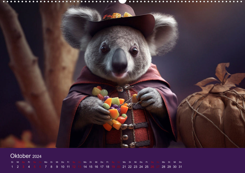 Die Koalas sind los! Ein Jahr voller Bärenspaß (CALVENDO Wandkalender 2024)