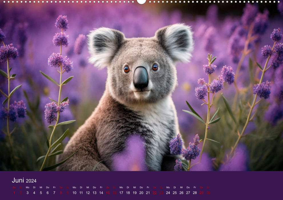 The koalas are on the loose! A year full of bear fun (CALVENDO wall calendar 2024) 