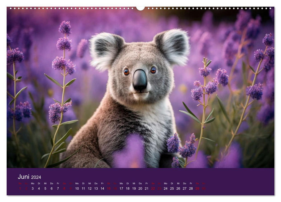 Die Koalas sind los! Ein Jahr voller Bärenspaß (CALVENDO Wandkalender 2024)