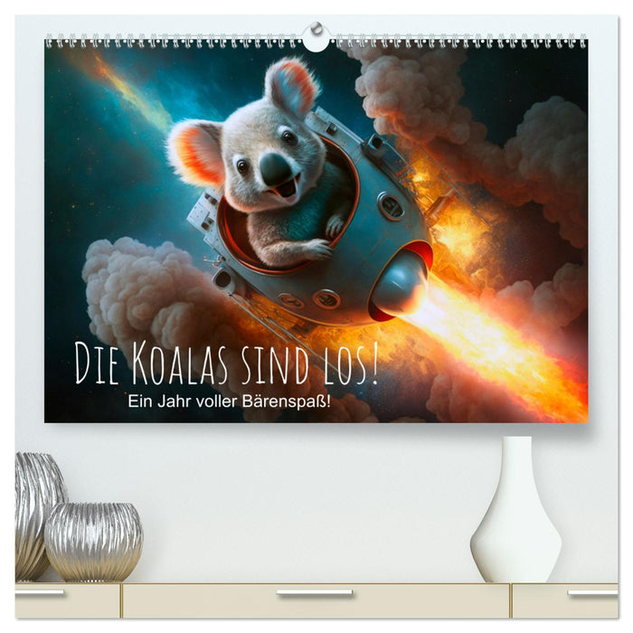 Die Koalas sind los! Ein Jahr voller Bärenspaß (CALVENDO Premium Wandkalender 2024)