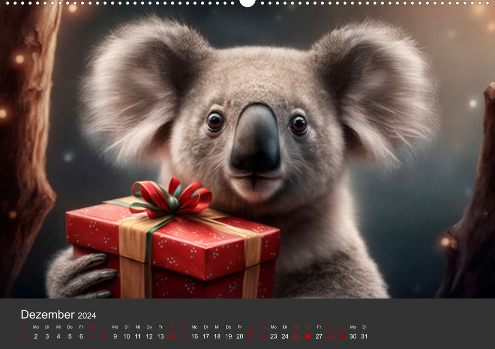 Les koalas sont en liberté ! Une année pleine de plaisir avec les ours (Calendrier mural CALVENDO Premium 2024) 