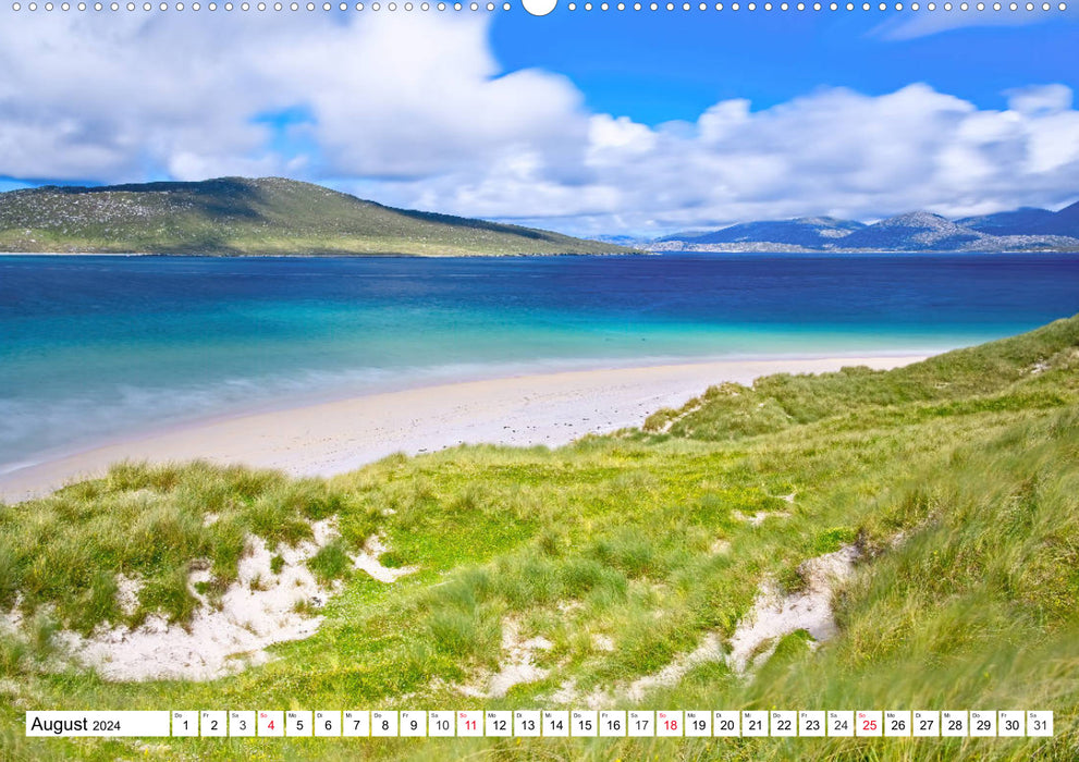 Äußere Hebriden - Schottische Traumstrände und Küsten (CALVENDO Wandkalender 2024)