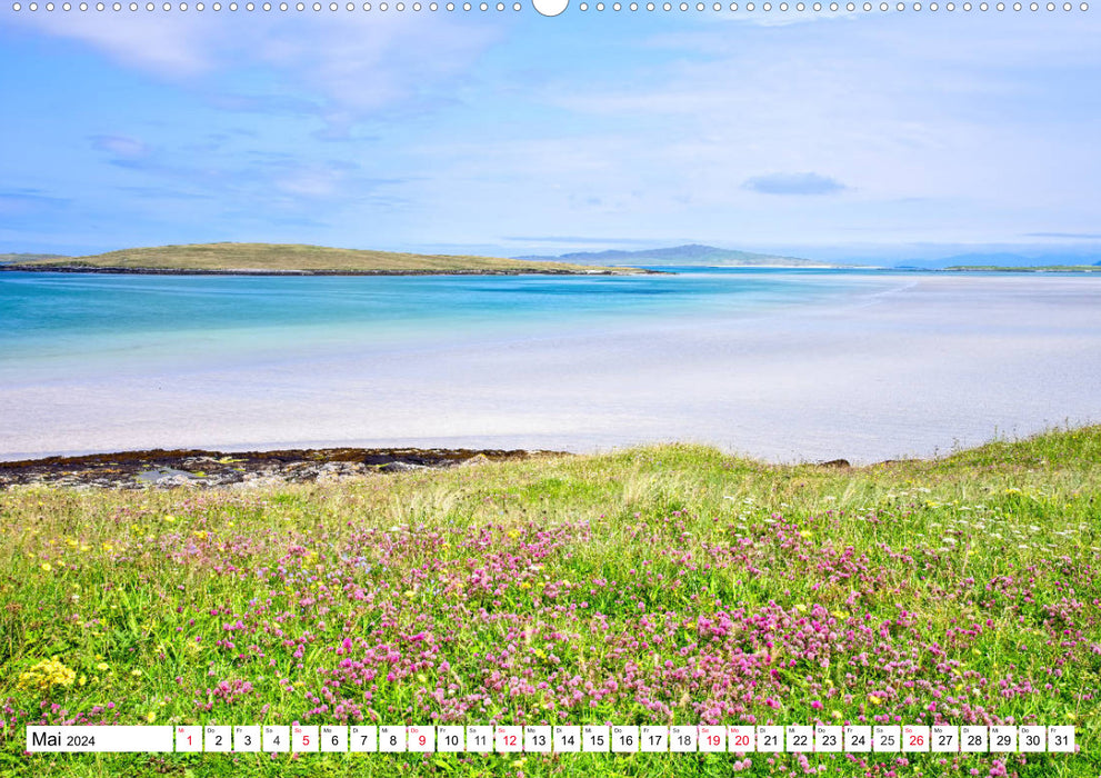 Outer Hebrides - Scottish dream beaches and coasts (CALVENDO Premium Wall Calendar 2024) 
