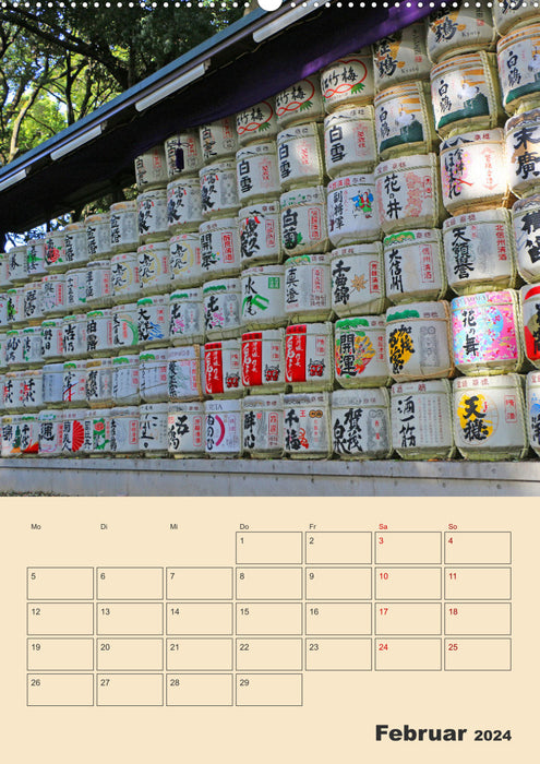 Tokio - Terminplaner (CALVENDO Premium Wandkalender 2024)