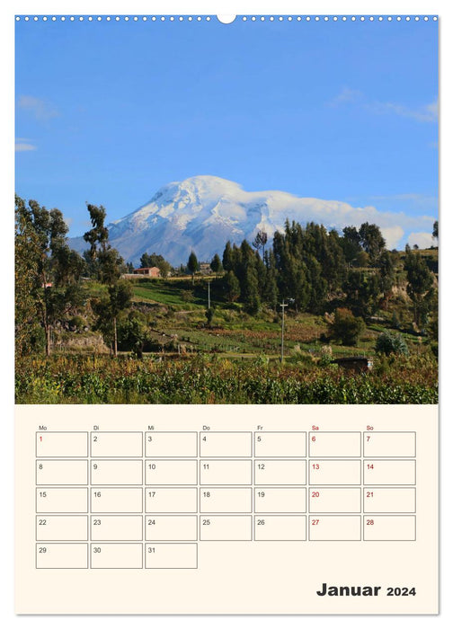 Ecuador - Terminplaner (CALVENDO Wandkalender 2024)