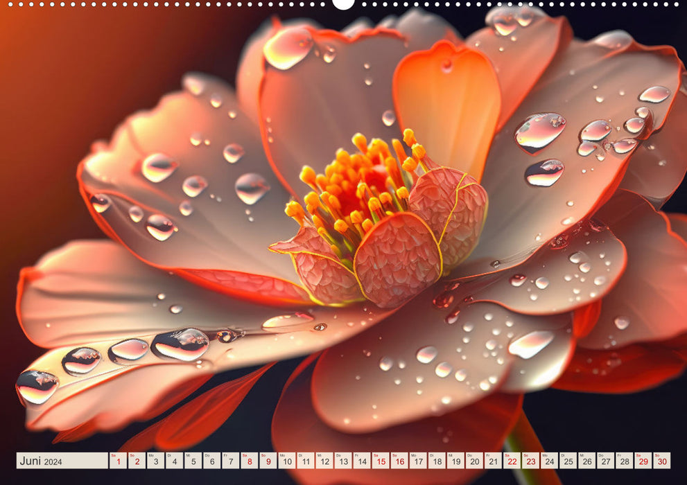 Blumen Traum (CALVENDO Wandkalender 2024)
