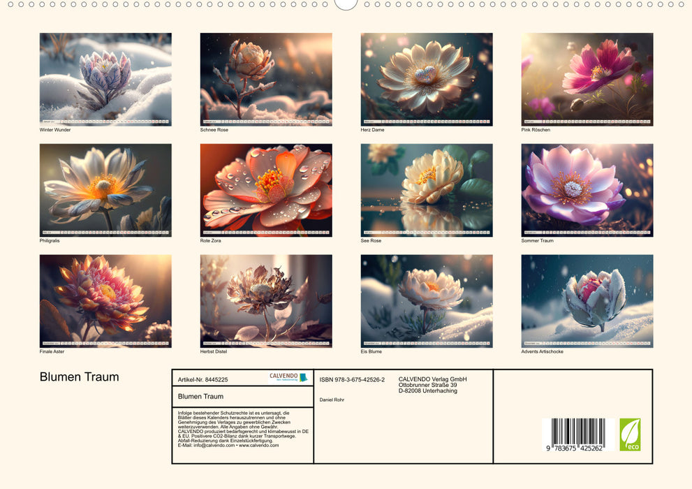 Flowers Dream (CALVENDO Premium Wall Calendar 2024) 