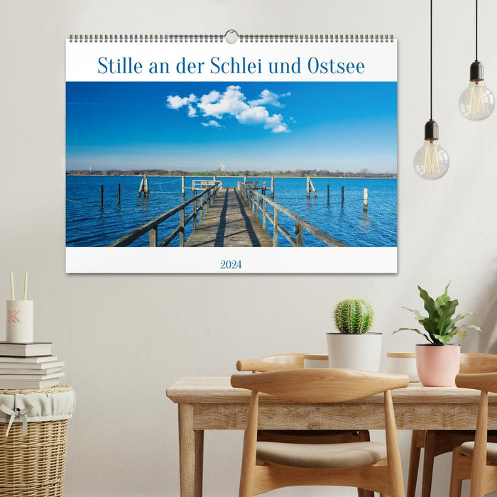 Stille an der Schlei und Ostsee (CALVENDO Wandkalender 2024)