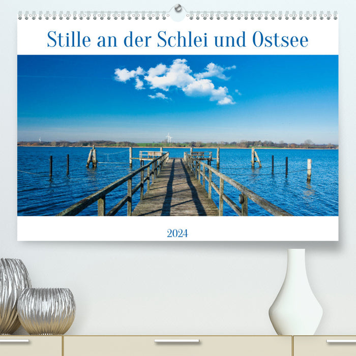 Silence sur le Schlei et la mer Baltique (Calvendo Premium Wall Calendar 2024) 
